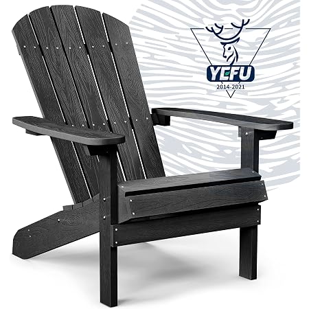 Lifetime Faux Wood Adirondack Chair - Weather Resistant, No Maintenance, Easy Assembly