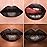 MAKI YIKA Metallic Lipstick for Women Black Lipsticks Long Lasting Glitter Lipstick No Smudge No Transfer Full-Coverage Liquid Lip Gloss (BR14 Midnight)
