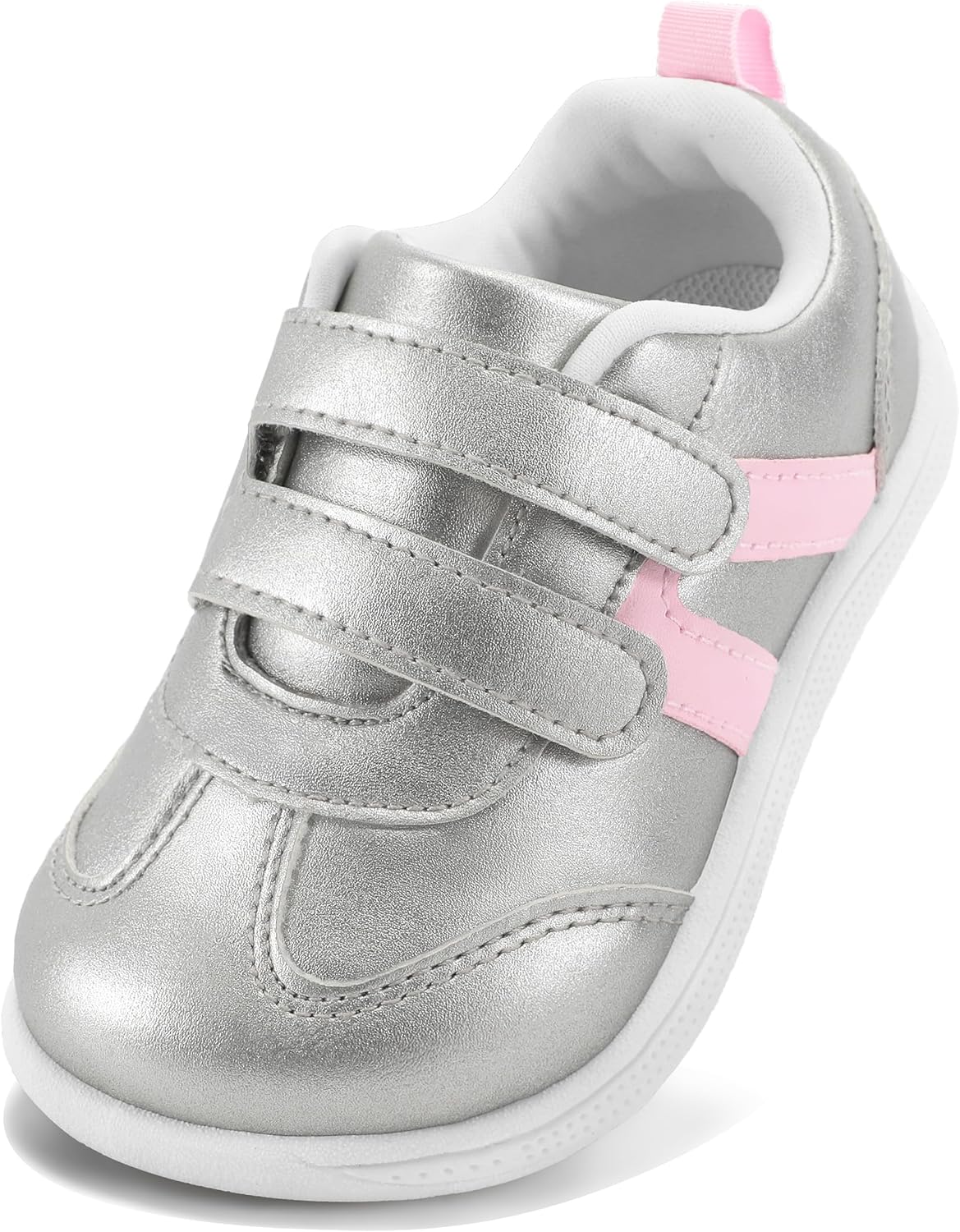 Toddler Wide Toe Box Barefoot Shoes for Boys & Girls Zero Drop Sneakers Little Kids Tennis Running Casual Shoes Baby First Walking Non-Slip Shoe Lightweight Comfort Outdoor Activities