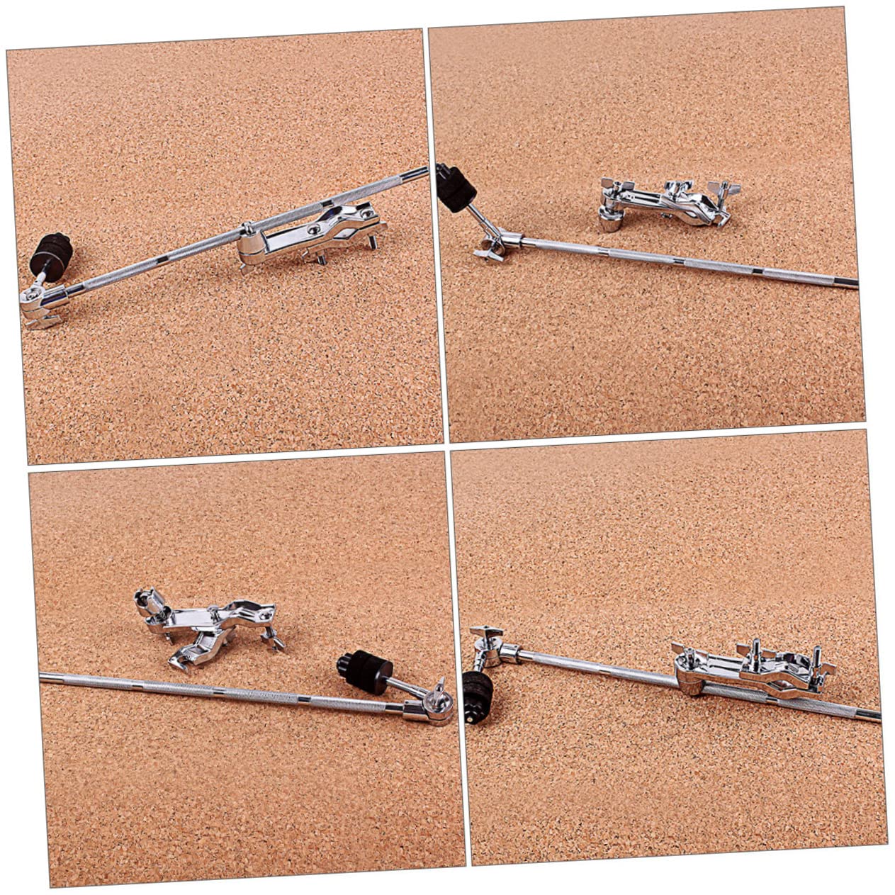 Garneck Heavy Duty Drum Clamp Extension Clip Durable Drum Holder for Easy Installation Replacement Part Convenient Percussion Accessory