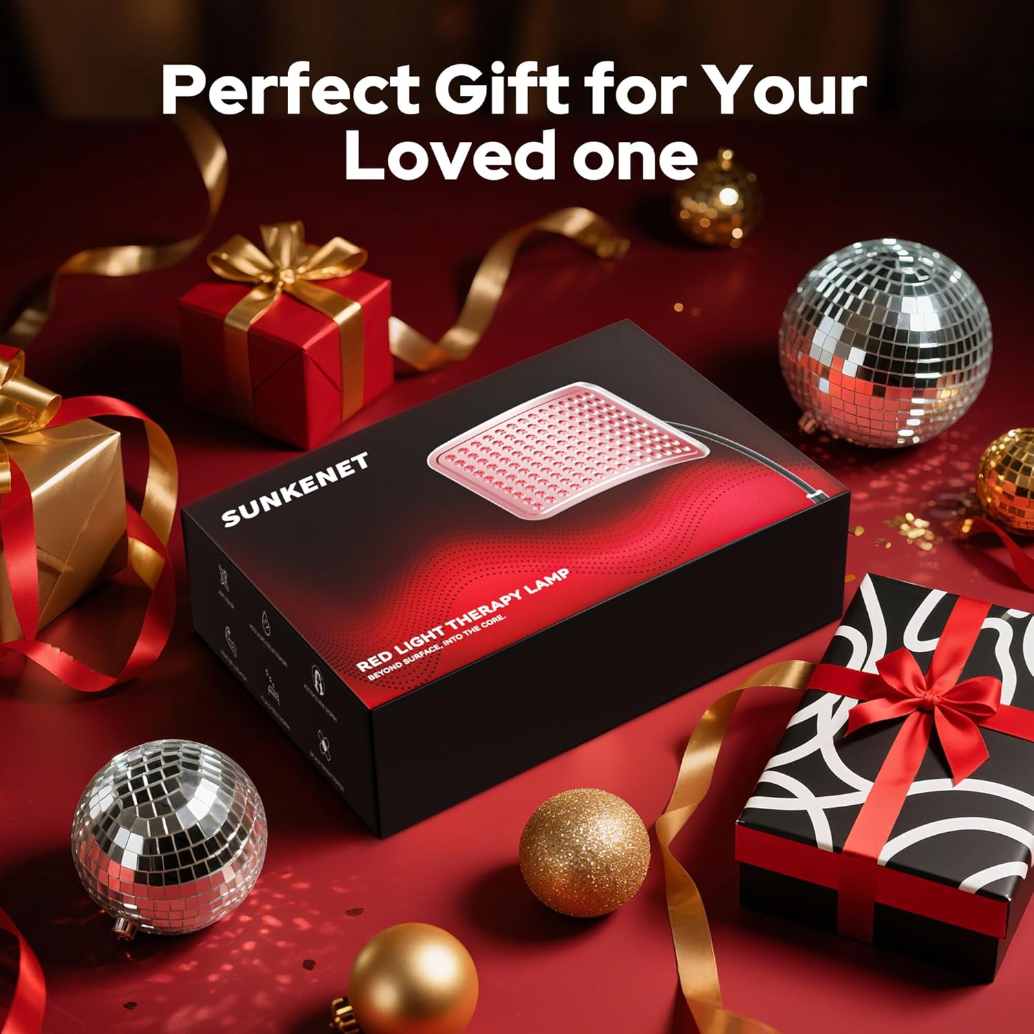 Red Light Therapy for Body and Face, Infrared Red Light Therapy Lamp with Stable Stand, 660nm and 850nm Infrared Pannel