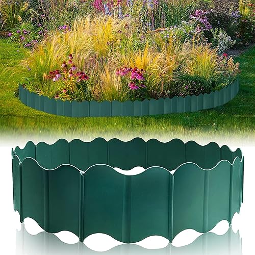 PP Garden Fence Insert Plastic Fence Garden Picket Fence Bordes Césped Parterres Plantas Fronteras Decorativas Jardín Patio Productos al aire libre