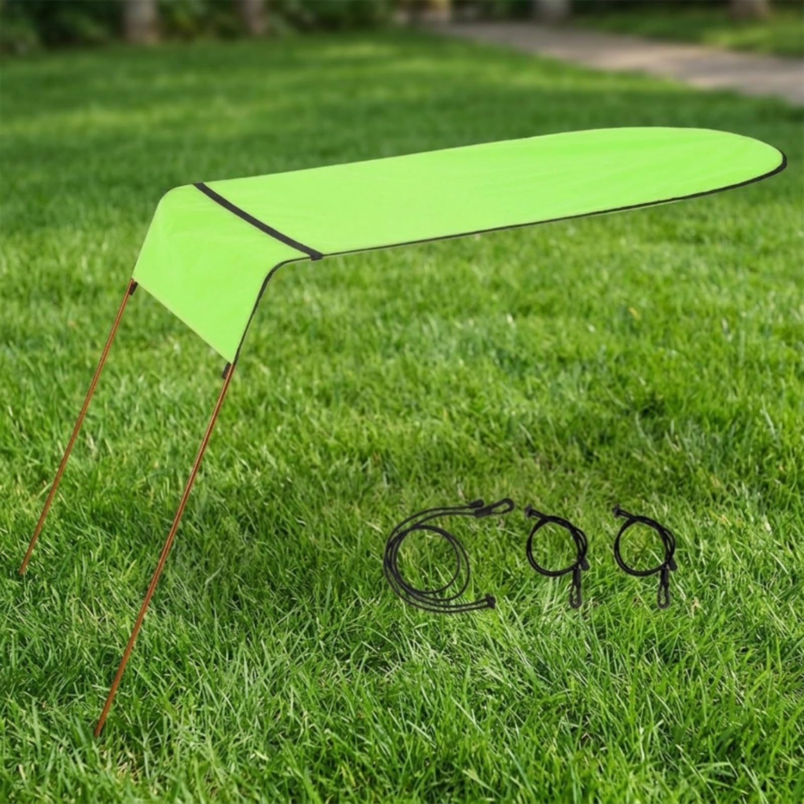 TISHITA Tettoia Gonfiabile per Barca Copertura Bimini Tenda Parasole Riparo Sole Compatibile con Kayak Gommoni Tessuto Oxford Bordatura Nera Montaggio Rapido, Array, Azzurro Impermeabile