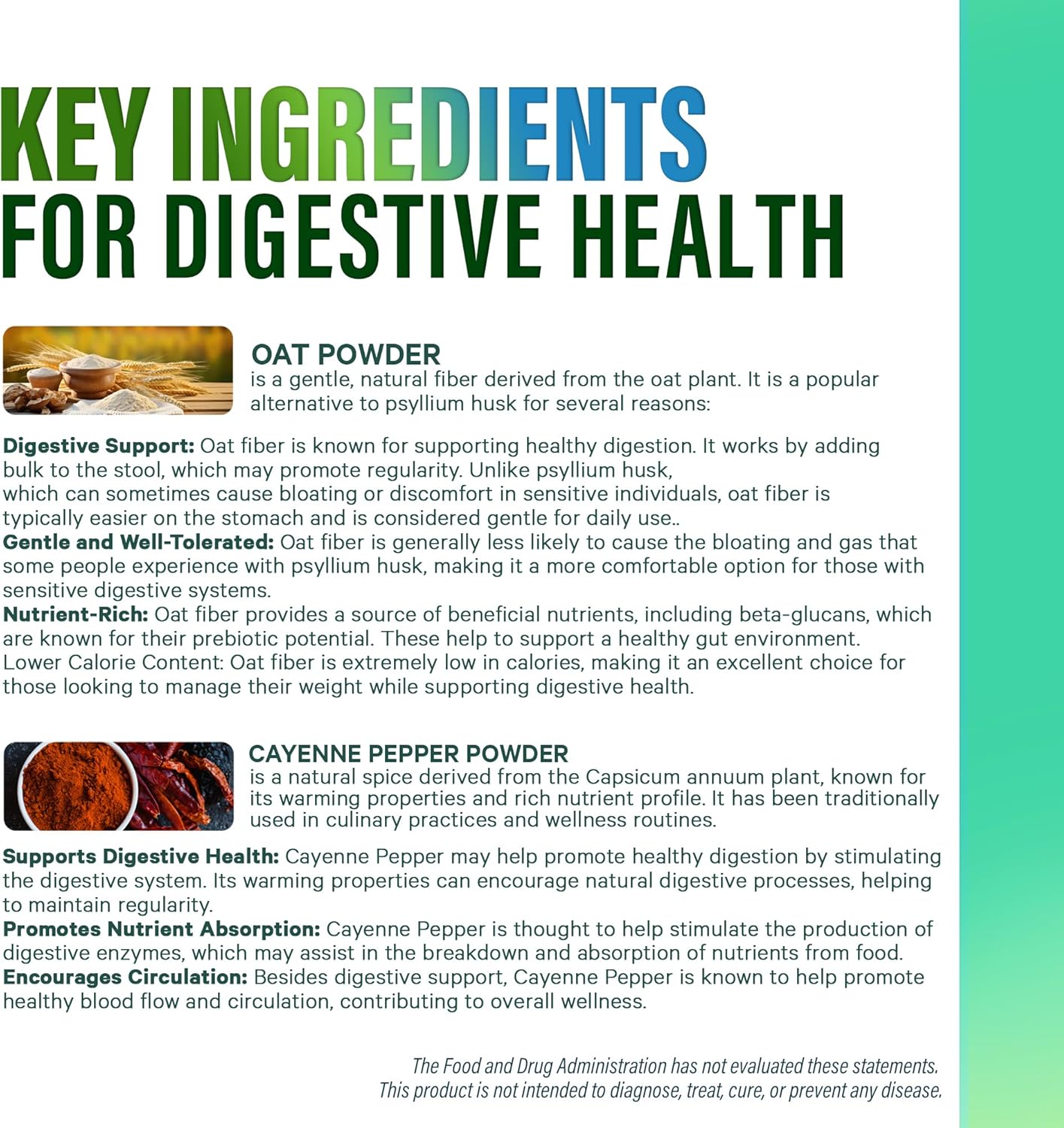 Easy-Flow Fiber – Plant-Based Oat Fiber Supplement for Constipation, Bloating, and Gas Relief | Gentle Digestion and Hemorrhoid Support | Non-Psyllium, Gluten-Free (Pack of 1)