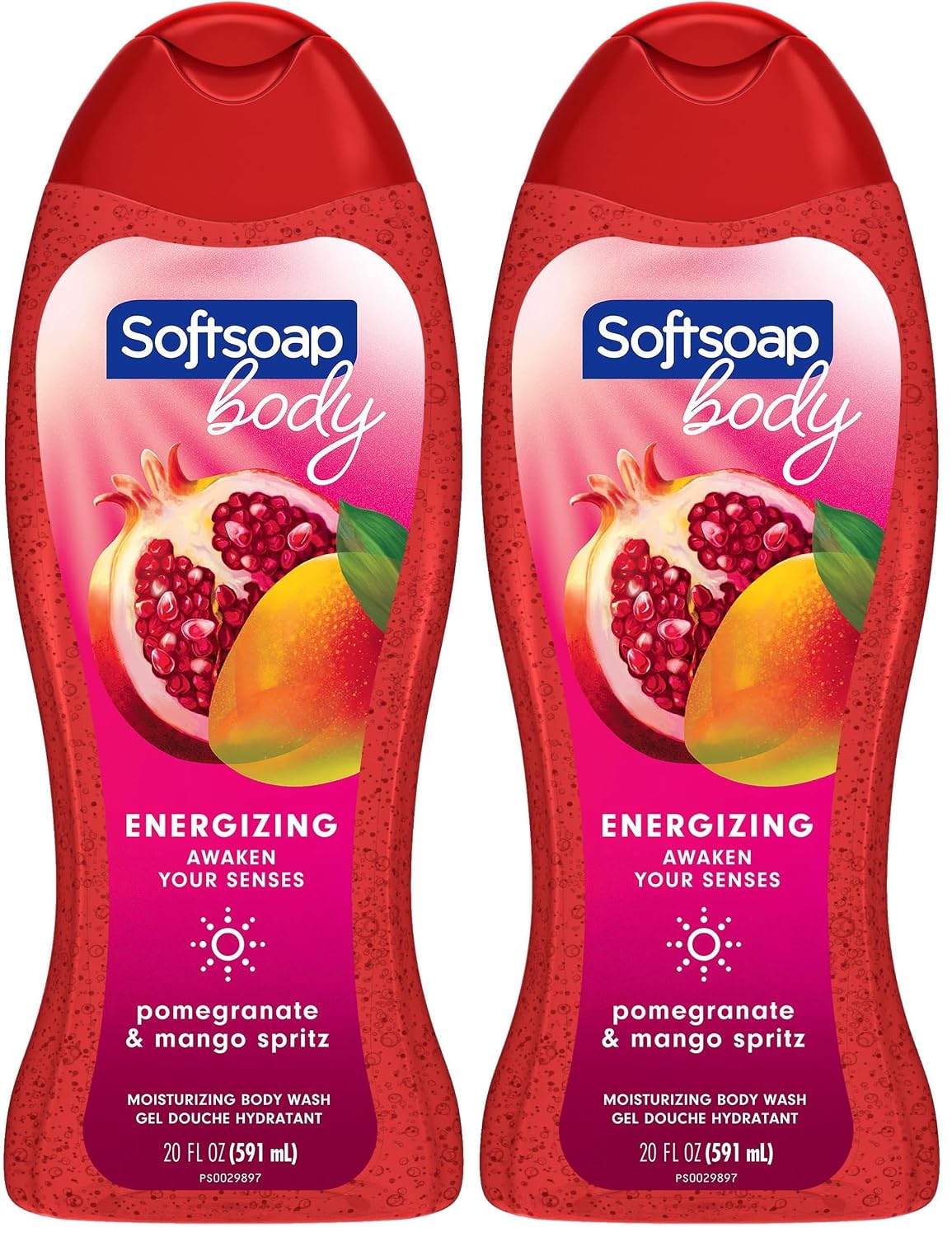 Softsoap Ssbw 20 F Oz/591ml Cs Sp Pomegrante & Mango, (Pack of 2)