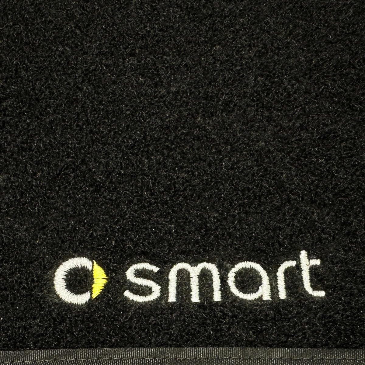 SERIE 2 TAPPETI - TAPPETINI IN MOQUETTE NERI PER SMART FORTWO 453 dal 2014