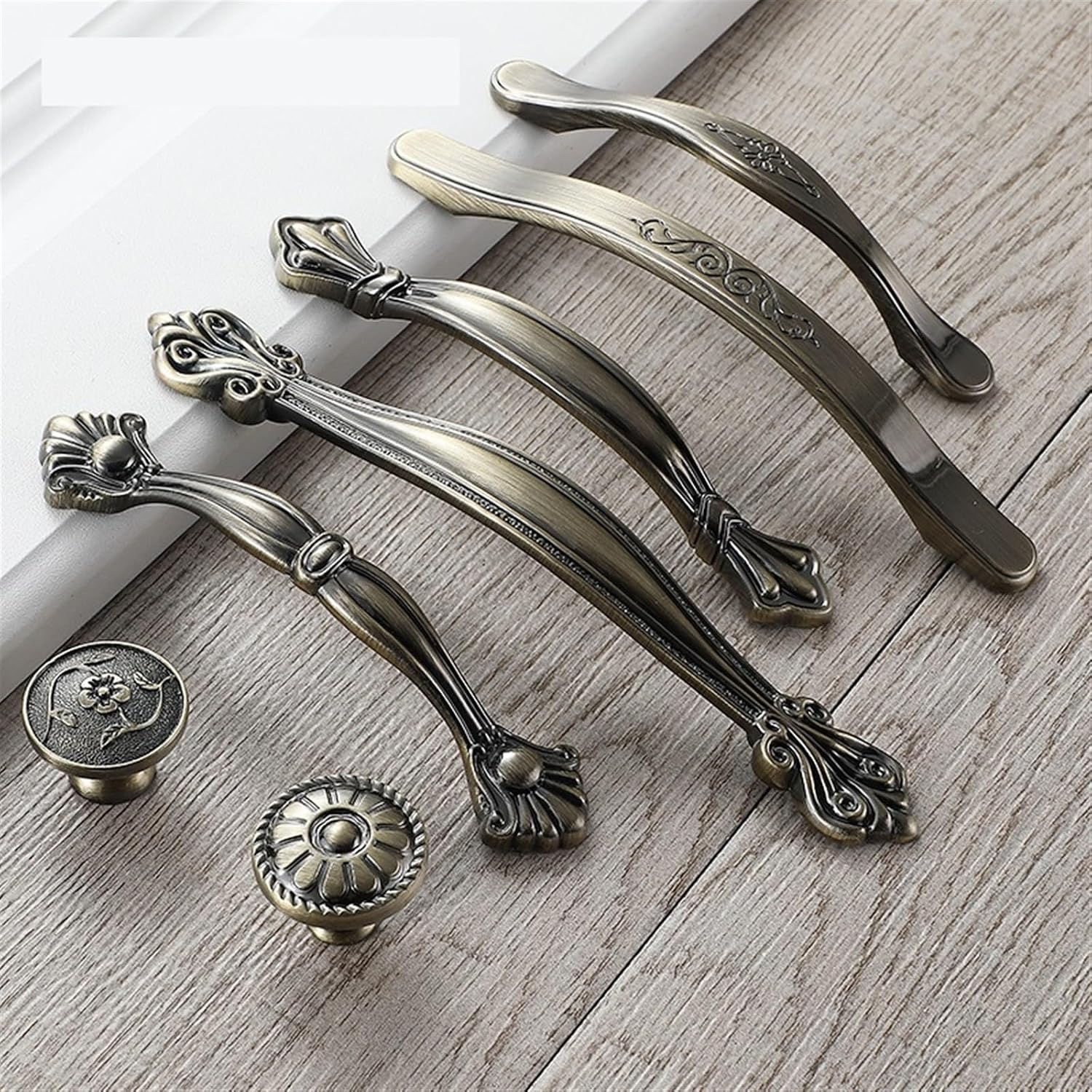 Metal Antique Zine Alloy 128mm Kitchen Drawer Cabinet Door Handle Furniture Knobs Wardrobe Cupboard Pull Handles 1Pcs (Color : 919-single Hole)