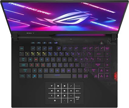 ASUS ROG Strix Scar 15 (2021) Gaming Laptop, 15.6 165Hz IPS Type QHD, NVIDIA GeForce RTX 3070, AMD Ryzen 7 5800H, 16GB DDR4,1TB SSD, Opti-Mechanical Per-Key RGB Keyboard, Windows 10, G533QR-DS76Q