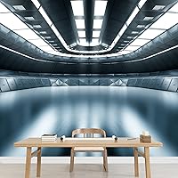 Vista 17 de wall26 - Papel mural autoadhesivo para pared (tamaño grande), diseño de impresión del futuro