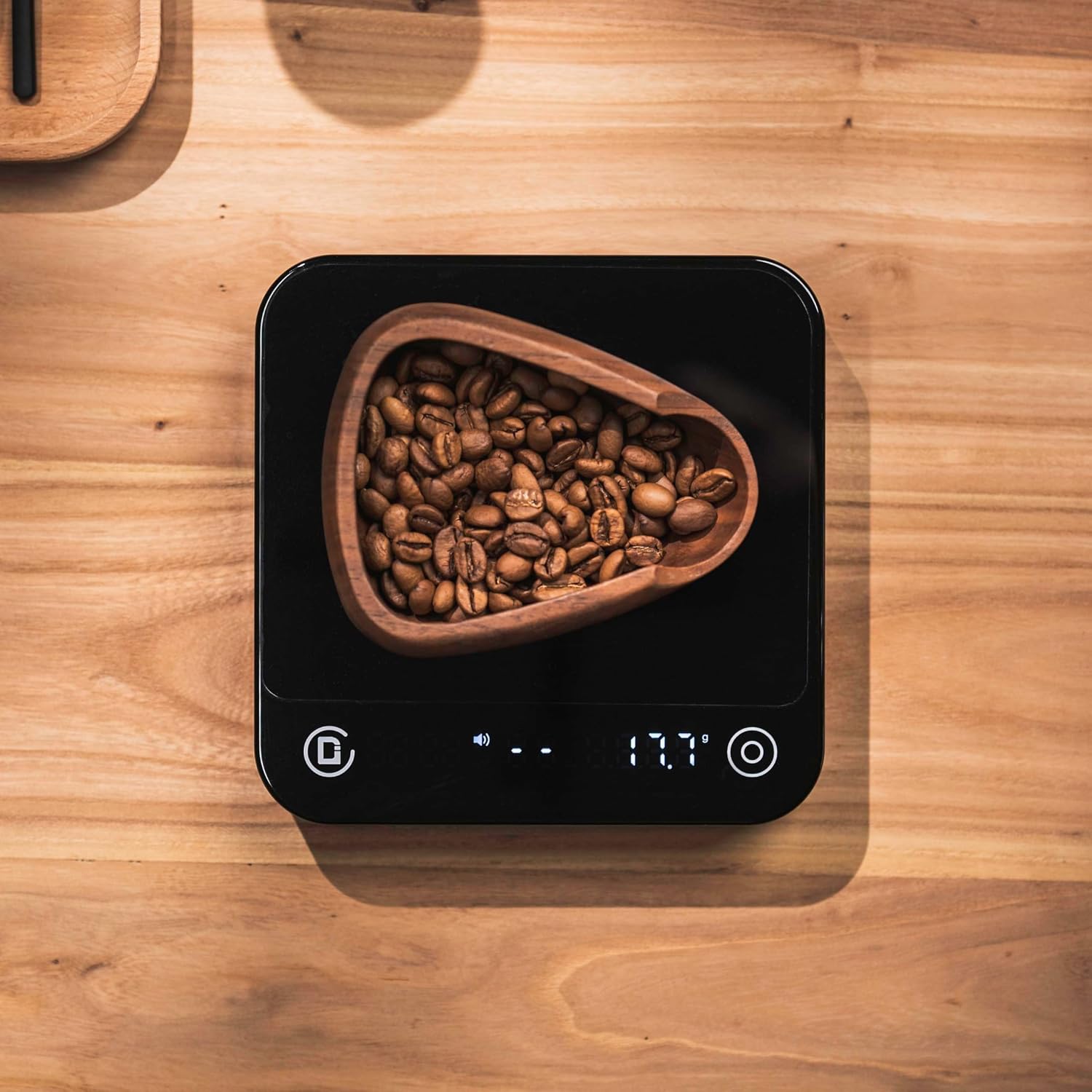 Microbalance Ti Coffee Scale with Timer, 3000g/0.1g Digital Espresso Scale with Flow Rate, Bluetooth App Connected for Pour Over and AeroPress with Auto-Start, USB-C Rechargeable