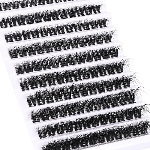 Miniatura 6 de Kit de extensión de pestañas esponjosas y finas, kit de extensiones de pestañas para unir y sellar, kit de 120 pestañas individuales Ruairie