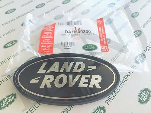Miniatura 5 de Land Rover Acerca de las insignias ovaladas negras sobre plata - Nuevas piezas originales DAG500160 + DAH500330