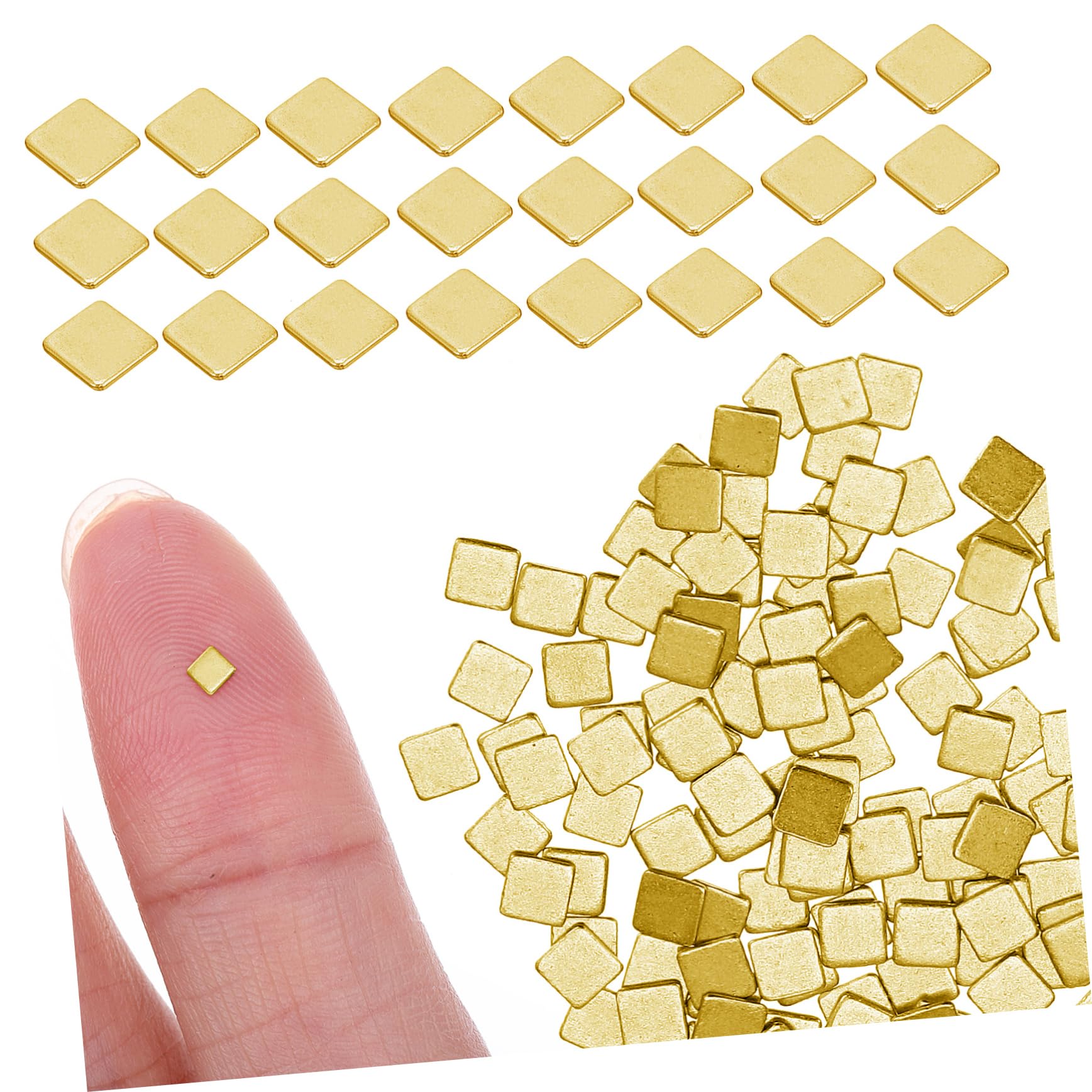 HOMOCONO 150 Pcs Jewelry Solder Chips Jewelry Making Soldering Tab Plated Electronics Solder