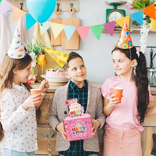 Miniatura 3 de Caja de dinero de cumpleaños para regalo en efectivo, caja de regalo sorpresa para dinero con extraíble, juego de bricolaje caja de dinero sorpresa,