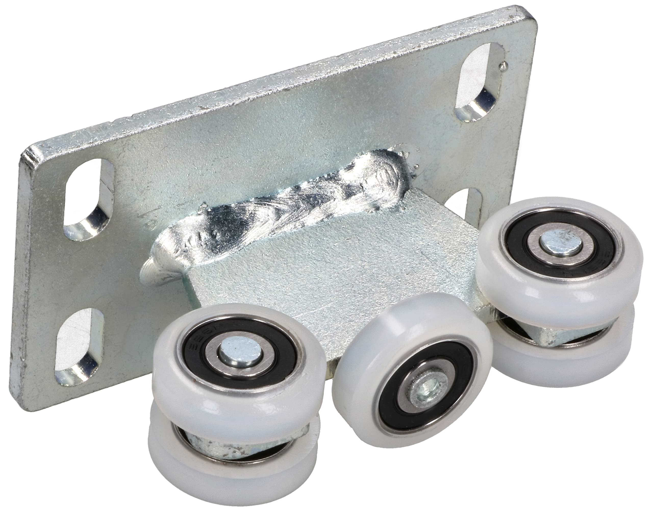 KOTARBAU® Roulette fixe sans réglage de la hauteur Ø 25 5 roulettes Parfait pour différentes portes coulissantes