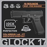 Vista 5 de Glock 17 Gen 5 MOS Blowback .177 Caliber BB Gun Pistol, Black