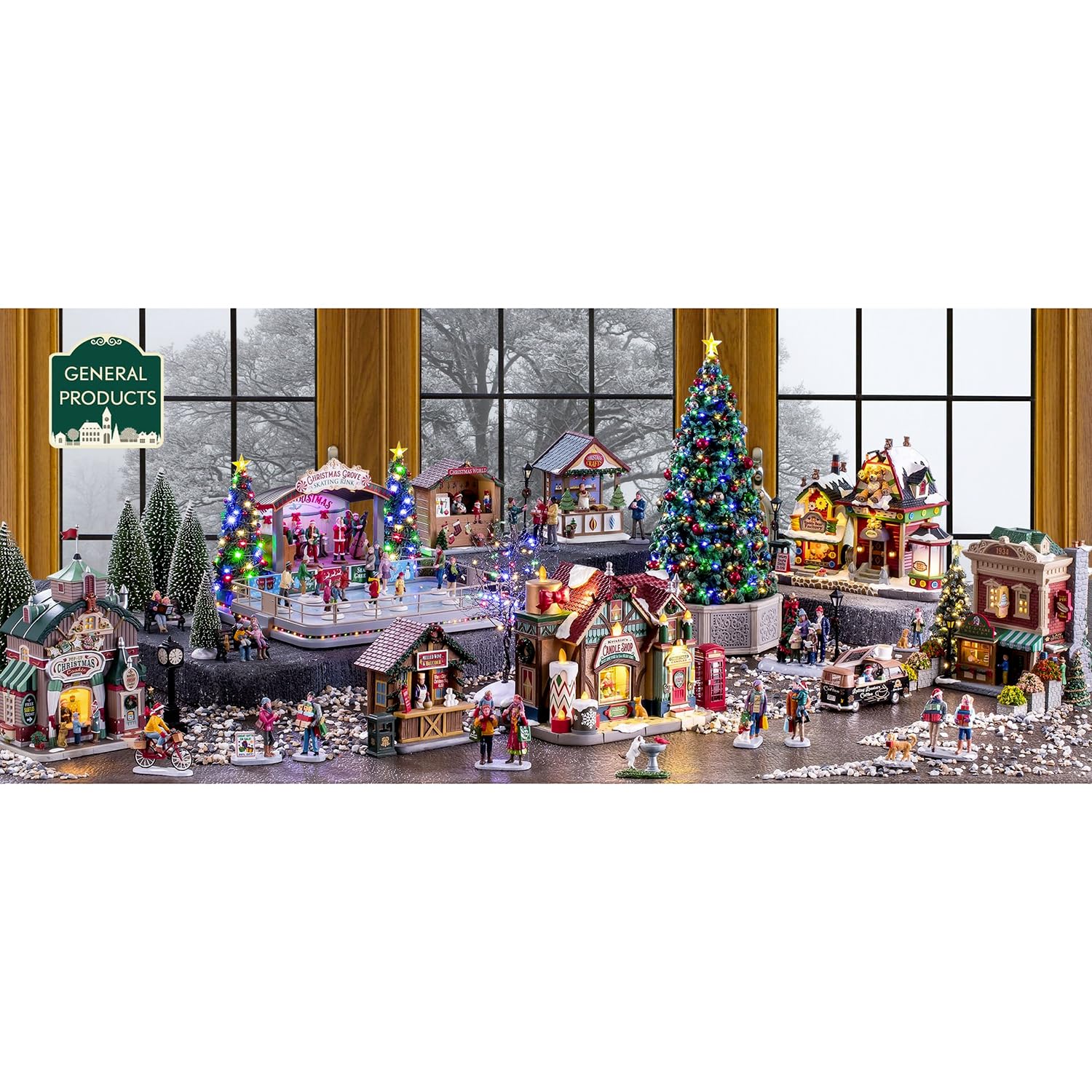 Amazon.com: Lemax Christmas Village Beersmith Row Battery