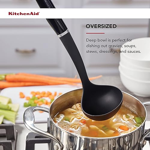 Vista 4 de KitchenAid KE006OHOBA Cucharón clásico de nailon Negro 2