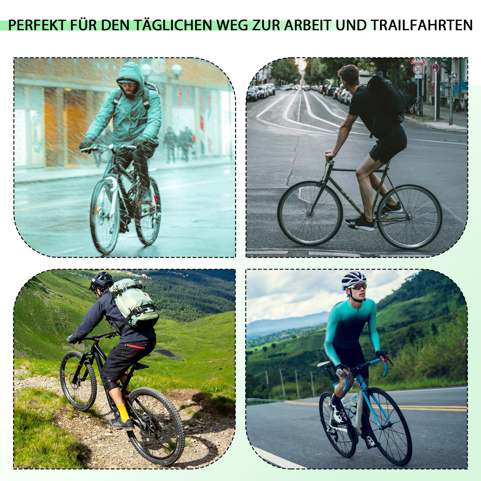 Juego de frenos de disco para bicicleta de montaña con palanca de aluminio, 160 mm Rotor/is/PM para bicicletas eléctricas/plegables/scooters/fatbikes