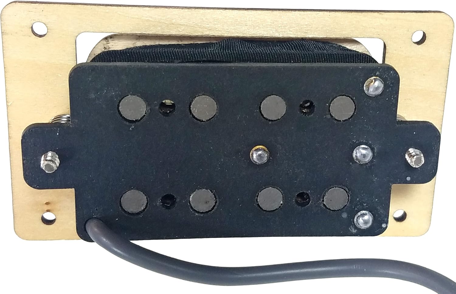 "DeltaBucker Deluxe" 4-string Maple Cigar Box Guitar Humbucker Pickup pre-wired with Volume & Tone - No Soldering Required