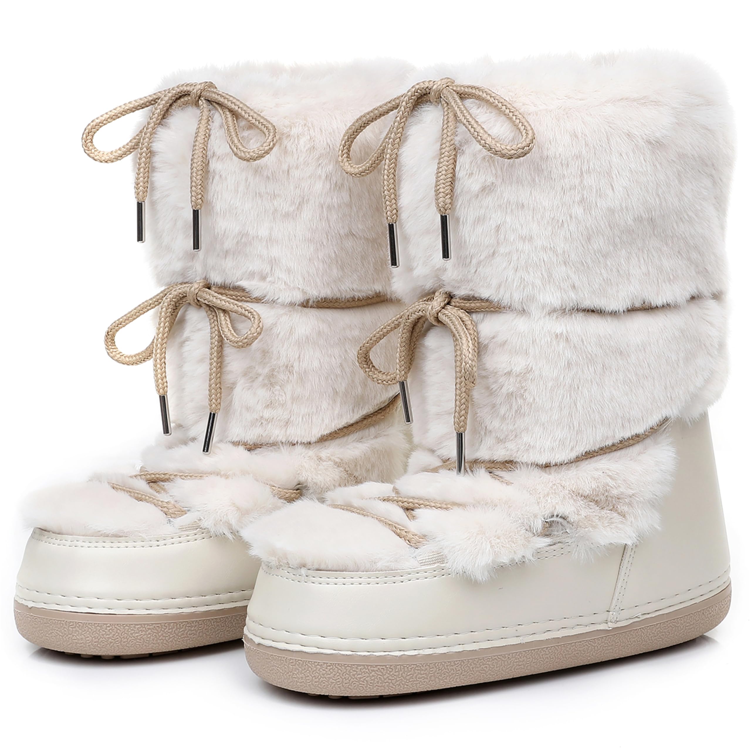 ZHENAIYISHENG Faux Fur Boots