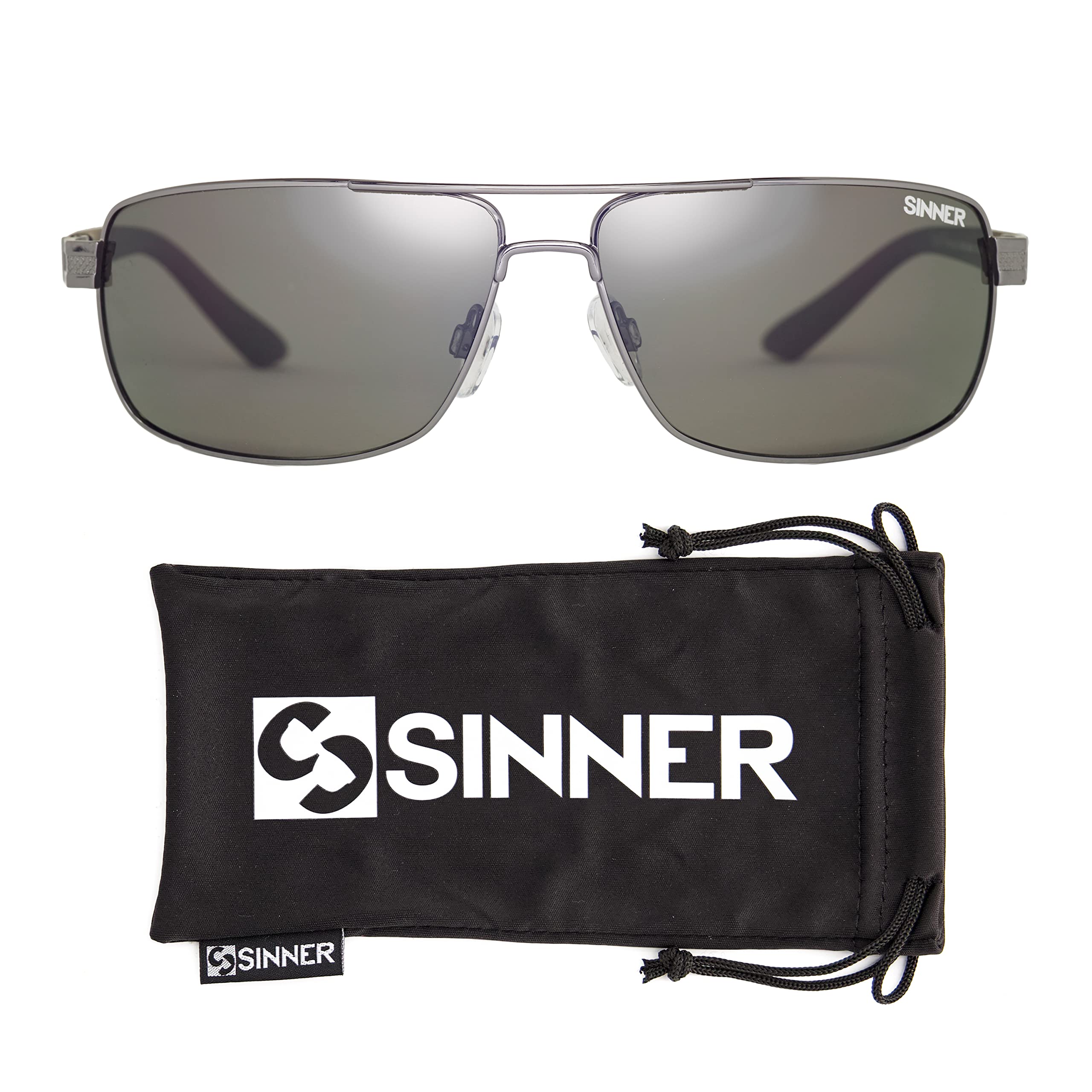 SINNER Durness Sonnenbrille - Herren und Damen - Polarisiert - Dezentrierte Polycarbonat-Linsen - 100% UV400 Schutz - Langlebiges Material - Perfekte Passform