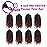 Bileaf Short Passion Twist Hair 6 Inch Pre-twisted Passion Twist Crochet Hair 8 Packs Pre Looped Crochet Passion Twist Braiding Crochet Hair for Women and Kids Bohemian Synthetic Hair Extensions T350