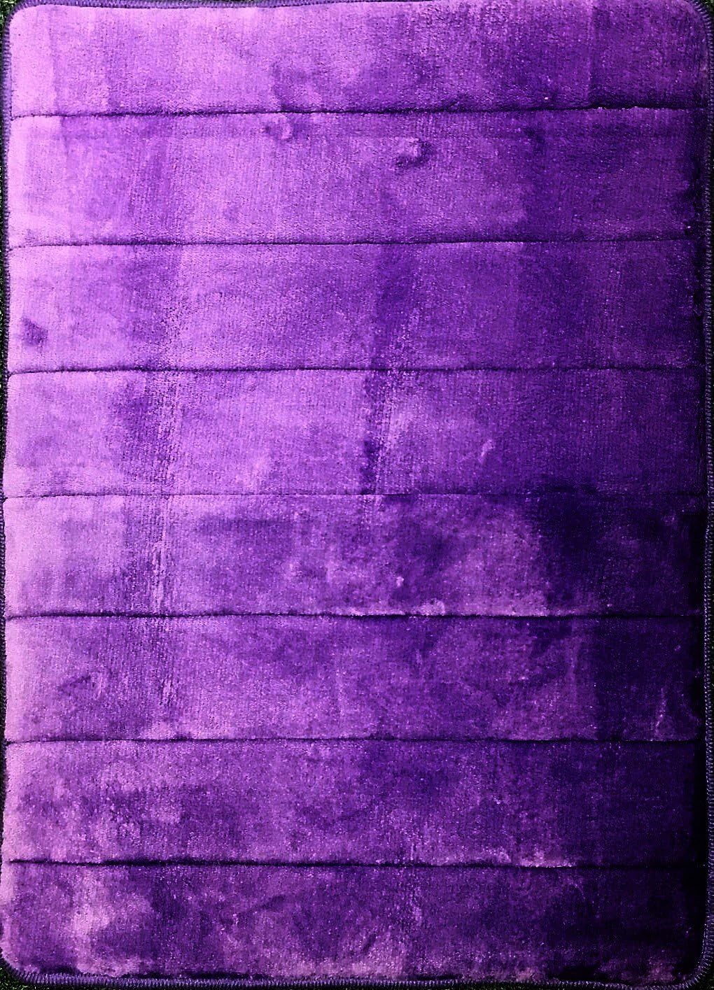 Purple Memory Foam Mat For Kitchen or Bath Incredibly