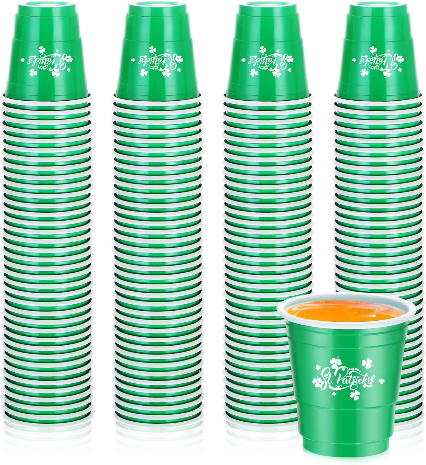 SiliFine 100 Pcs Fiesta Cups 14 oz Mexican Plastic Cups