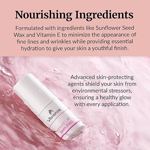 Miniatura 6 de Vibriance Palitos de Cutis  Base para Piel Madura  Cobertura Transparente y Modulable, Base de Maquillaje Facial para Mujeres Mayores  Base 3 en 1,