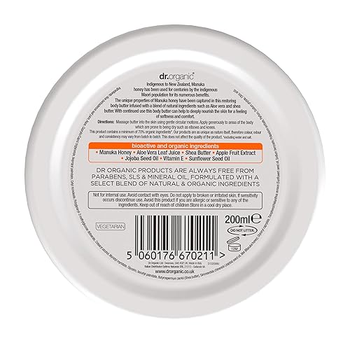 Miniatura 2 de Mantequilla corporal DR ORGANIC Manuka Honey