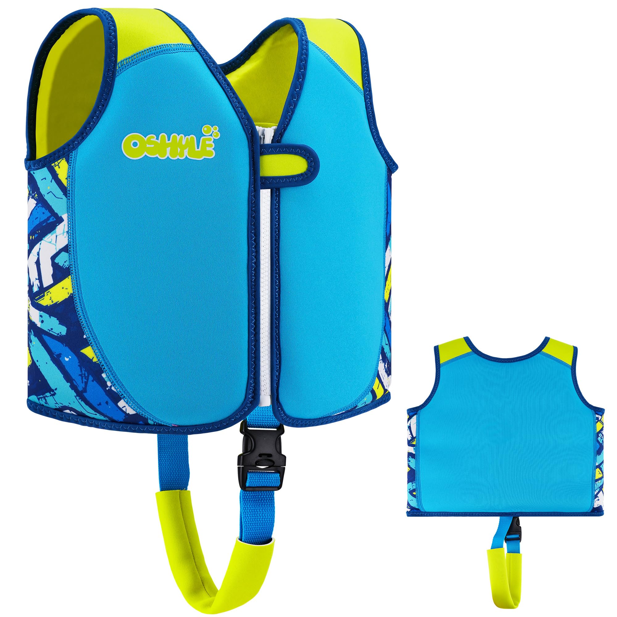 OSHYLE Giubbotto da Nuoto in Neoprene per Bambini - Aiuto Ideale per Il galleggiamento per Bambini