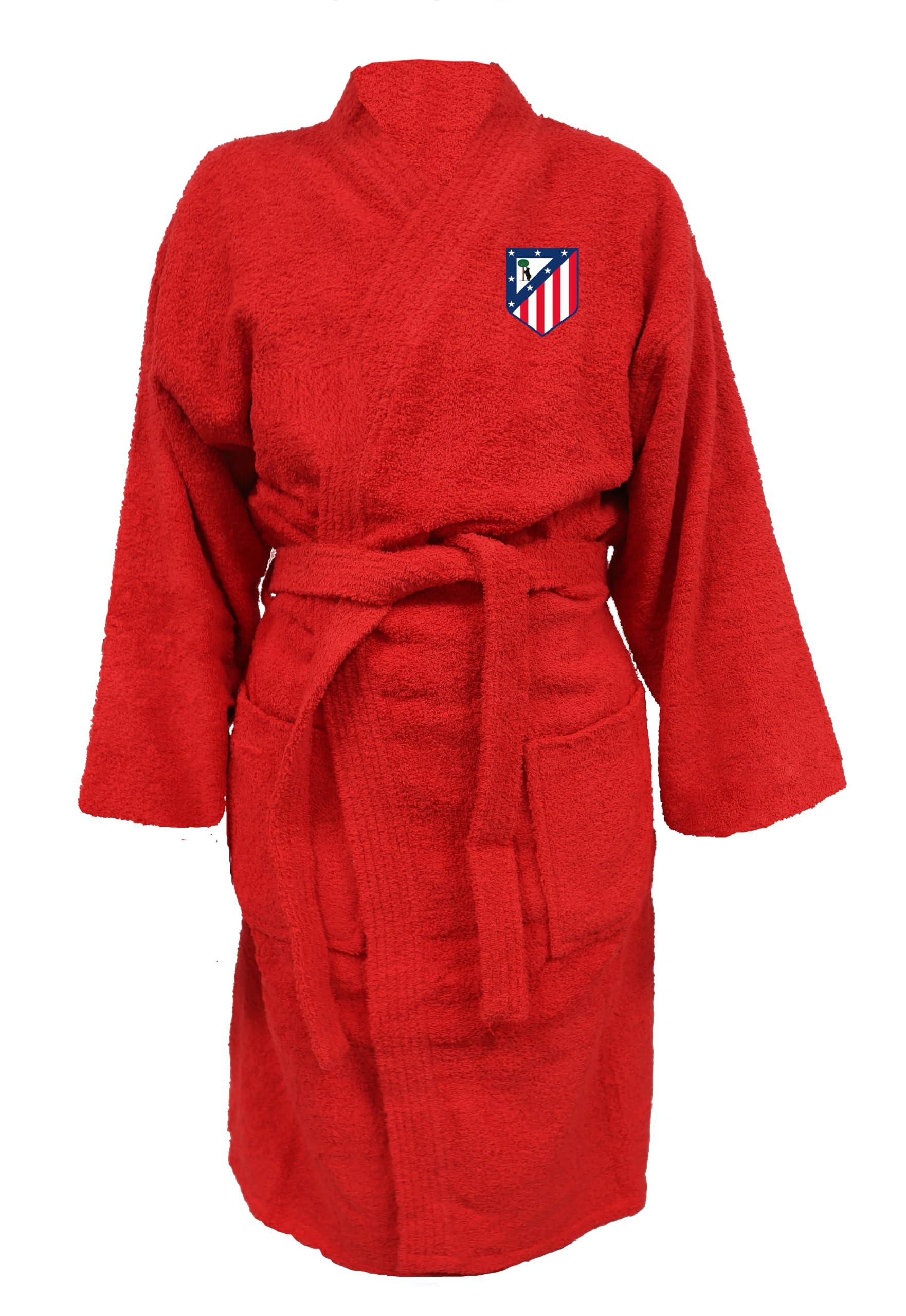 Albornoz Adulto Atlético de Madrid, Rojo con Escudo del Club