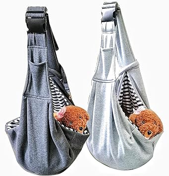 Amazon ペット バッグ 小型犬 猫用 キャリーバッグ スリング 抱っこ紐耐久性 通気性 ナイロン製 アウトドア 小型犬 子犬 折りたたみ可能 ピンク 犬用 お出かけ キャリーバッグ ペット ライトグレー Yhxj キャリーバッグ スリング 通販