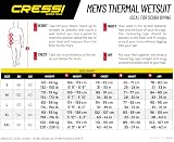 CRESSI since 1946 Facile Monopiece Wetsuit 5mm Man Black/Blue S/2