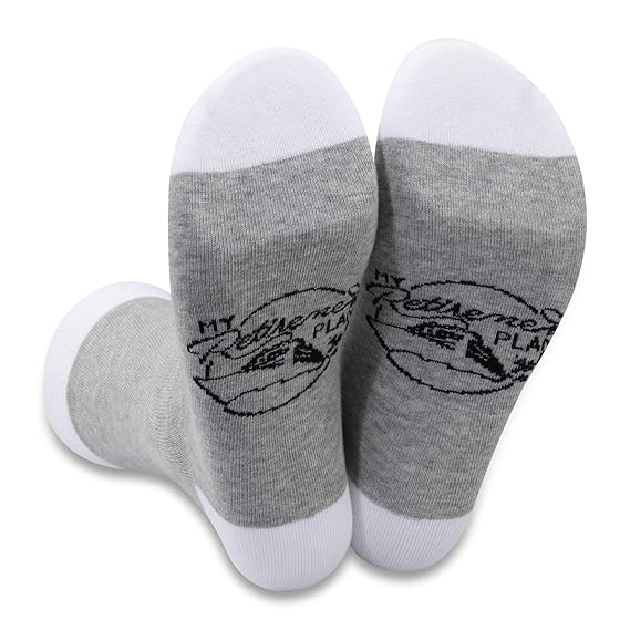 2 Pairs Seaman Novelty Socks Retirement Plan Gift My Cruising