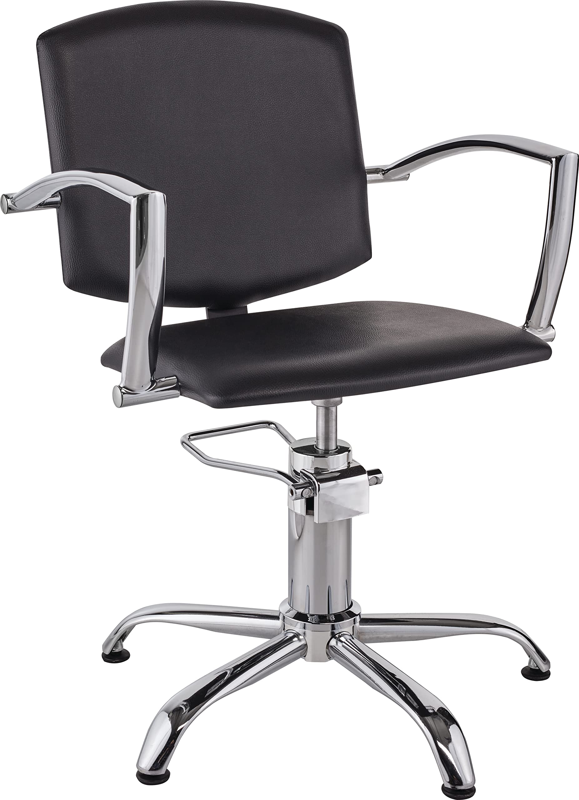 Ayala Friseurstuhl PAKO schwarz Friseursessel 360° Drehbar Frisörstuhl Barberstuhl Höhenverstellbarer Barbersessel Hydraulischer Friseurbedarf