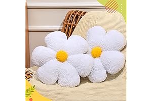 Coume Daisy Flower Pillow, Daisy Pillows Flower Decorative Pillows