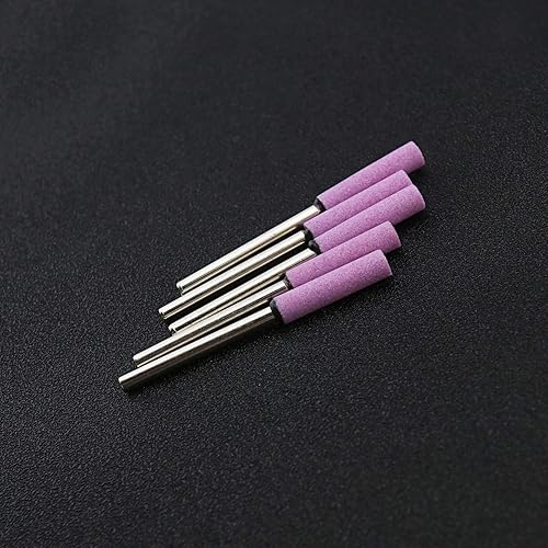 Miniatura 6 de Crear idea 10 piezas de piedra de molienda de motosierra 3/8, apto para cadena de motosierra manicura metal pulido eje 0.118 in