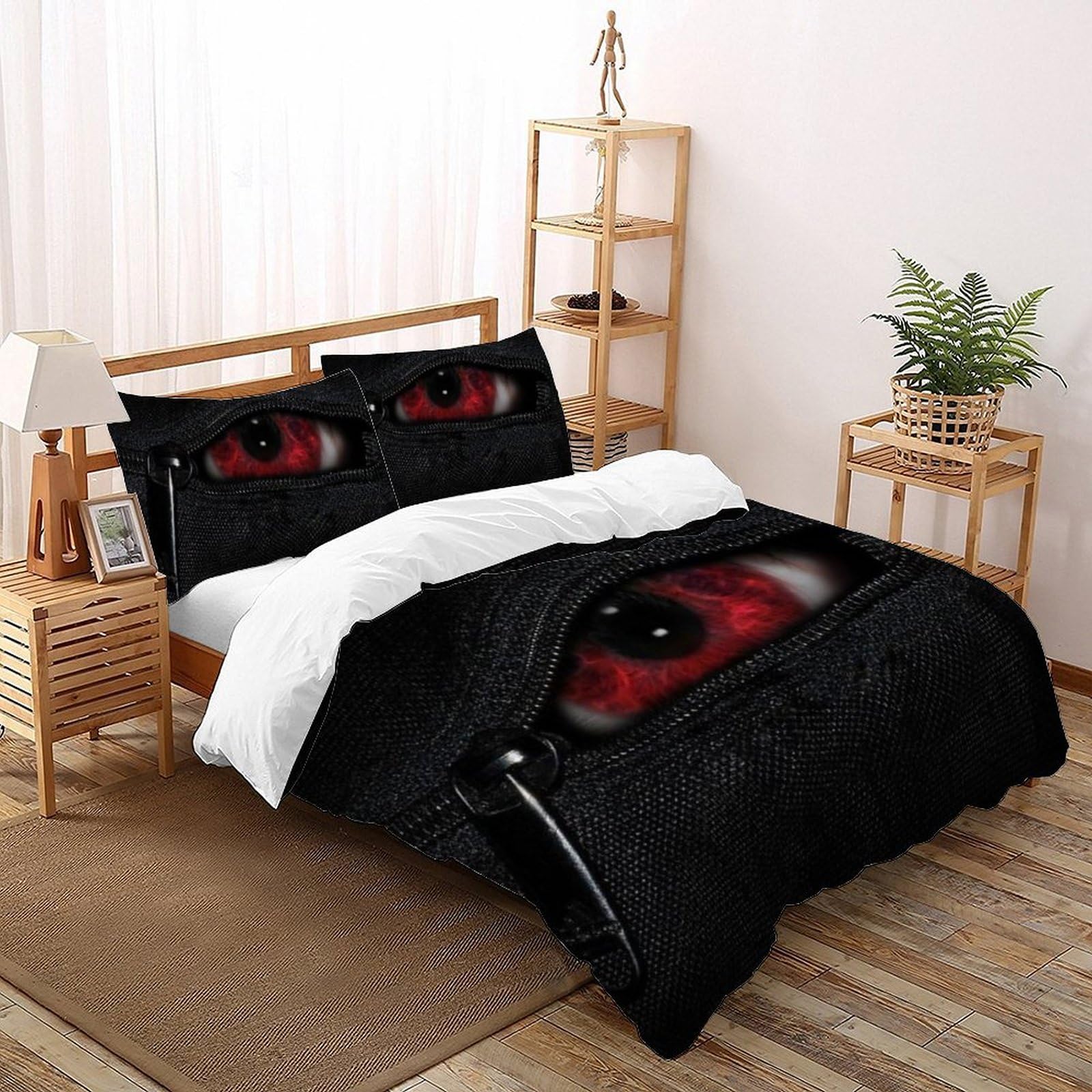 Housse de couette zippée 200x200cm pour en finir avec la couette qui glisse du lit