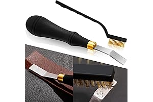 Roughing Leather Tools for a Rustic Finish