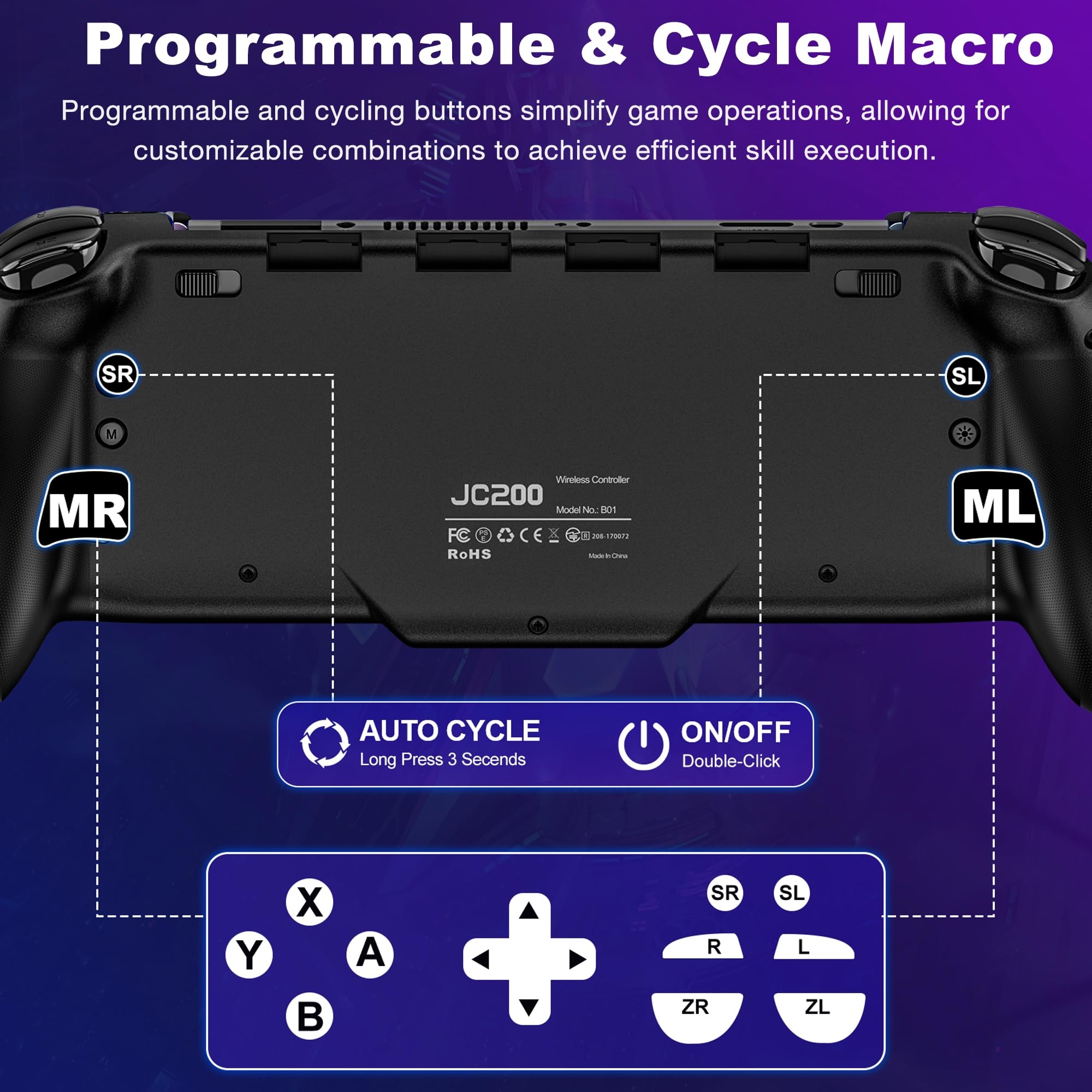Amazon.com: NealGamefy Switch Controllers,Wireless Switch Pro