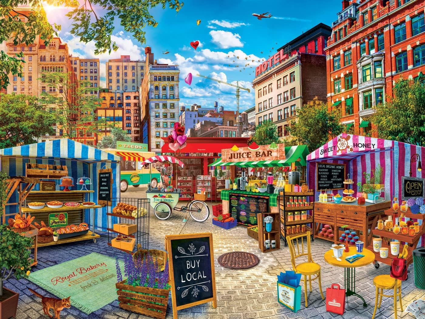 Masterpieces 750 Piece Jigsaw Puzzle for Adults and Family - Buy Local Honey - 18"x24" - Image 7