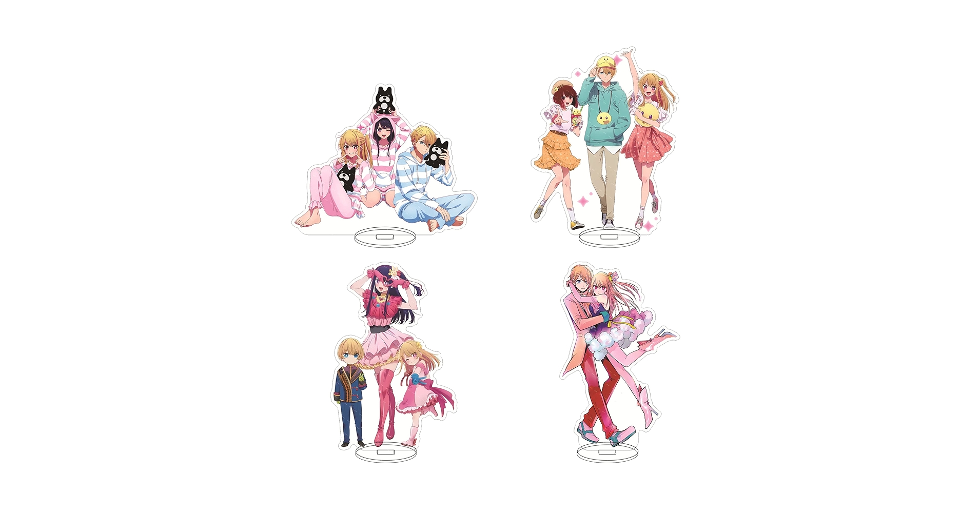 推しの子　星野アイ　アクア　ルビー　有馬かな　MEMちよ アクリルスタンド 推しの子 星野アイ アクア ルビー 有馬かな 黒川あかね アクリル