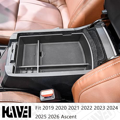 Miniatura 2 de Bandeja organizadora de consola central compatible con Subaru Ascent 2019-2025, bandeja de inserción, accesorios de almacenamiento, caja de