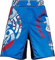 Vista 89 de Hardcore Training Pantalones cortos de lucha para hombre Boxeo MMA Combat BJJ Grappling Fitness Muay Thai Kickboxing No Gi