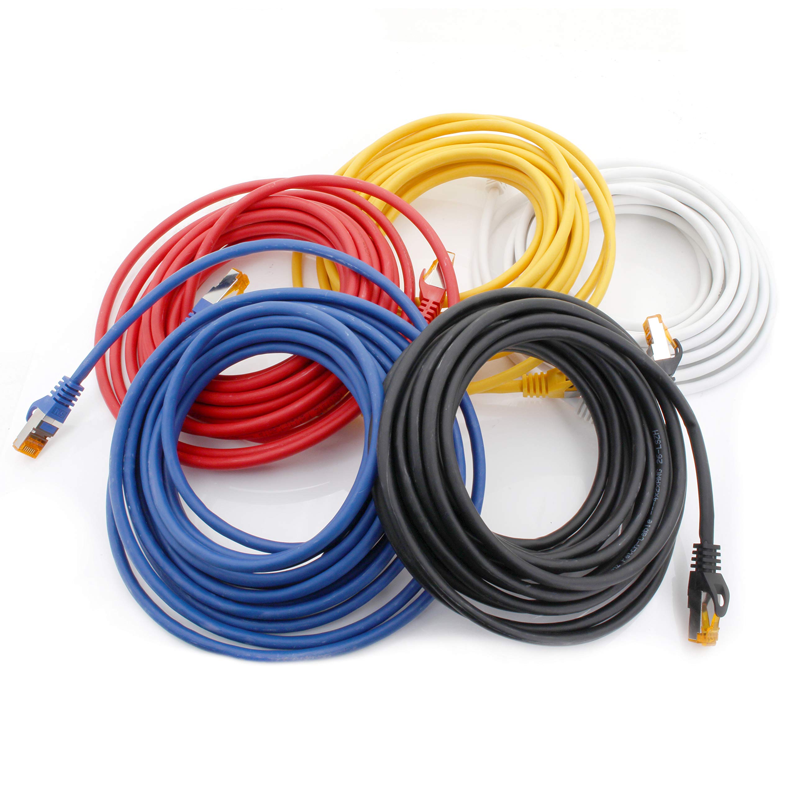 1aTTack.de 10 Gb/s LAN-Patchkabel 5x 2m RJ45 CAT7-5 Farben 03 – Bild 4