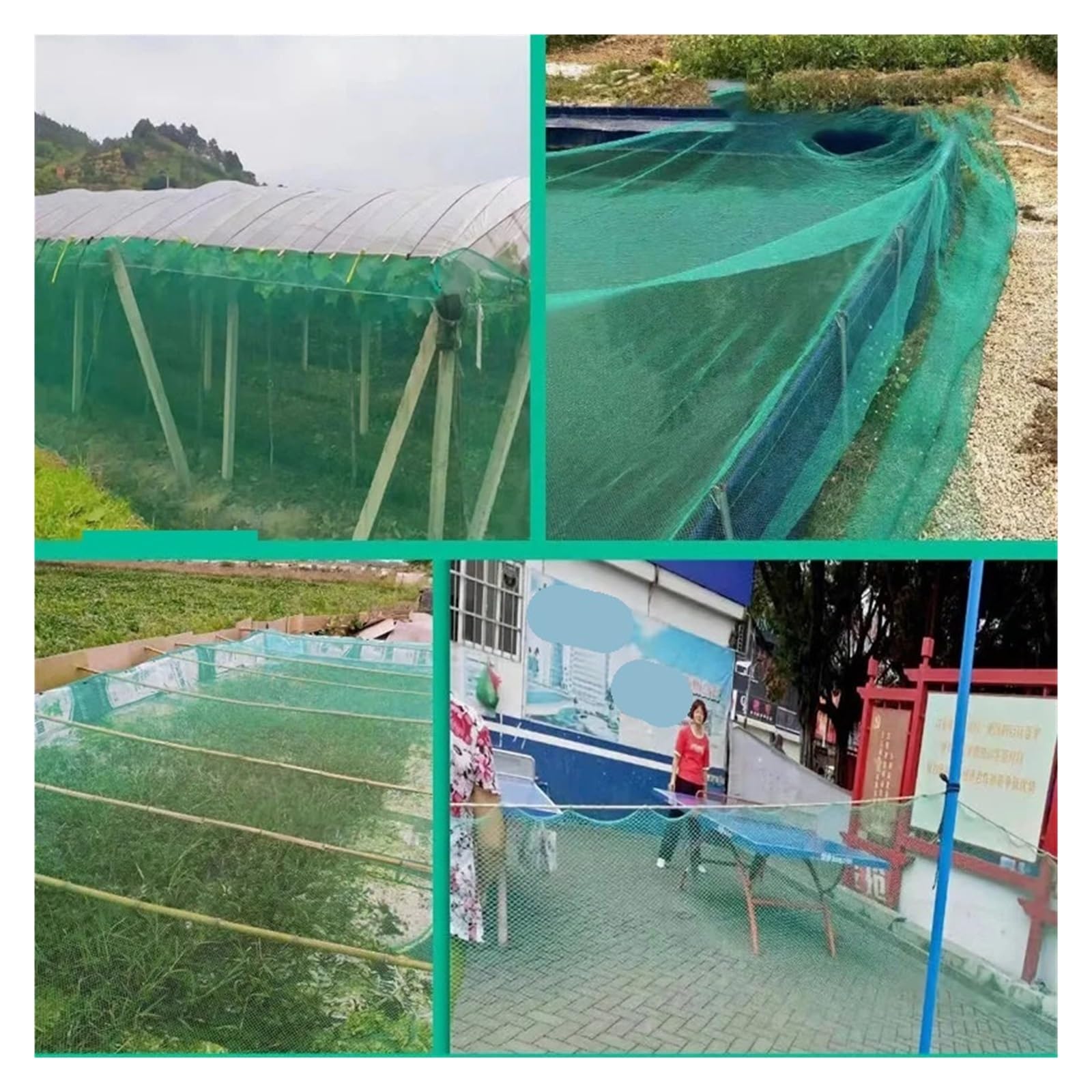 Red antipájaros de 0,5 cm, Resistente, for jardín, Plantas, pérgola, pájaros, Animales, Frutas y Verduras. para Jardín, Cultivos(4x10m)