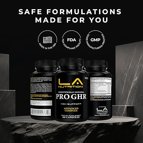 Miniatura 6 de Suplementos de HGH para hombres y mujeres - Aminoácidos, sueño, salud articular y suplemento de apoyo inmunológico para el rendimiento físico,