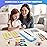 DDAI Friendship Bracelet Making Kit for Girls - DIY Arts and Crafts Toys for 6 7 8 9 10 11 12 Years Old, Cool Bracelet String Making Kits for Travel Activity, Best Birthday Gifts for Teen Girls